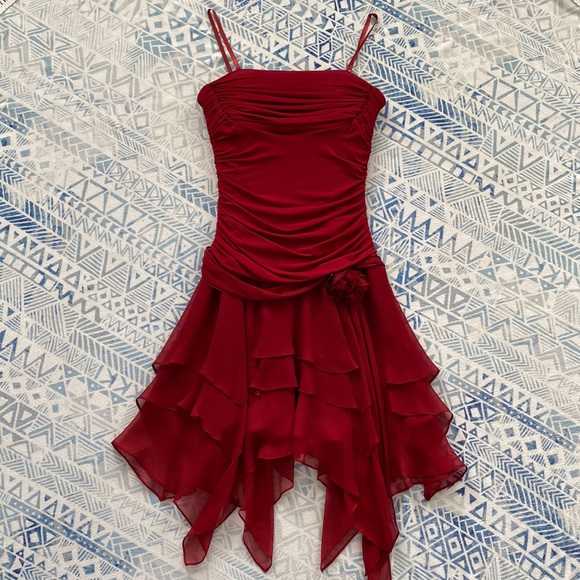 BCBGMaxAzria Dresses & Skirts - BCBGMaxAzria Red Mini Dress